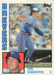 1984 Topps      630     Ted Simmons